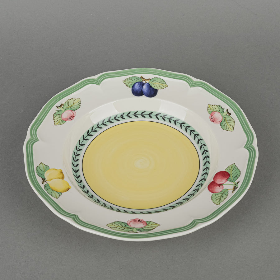 VILLEROY AND BOCH French Garden Fleurence Soup Plates  Set Of 7