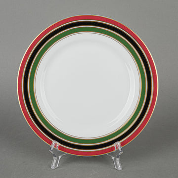 RAYNAUD LIMOGES Salad Plates Set Of 12 - Stripes