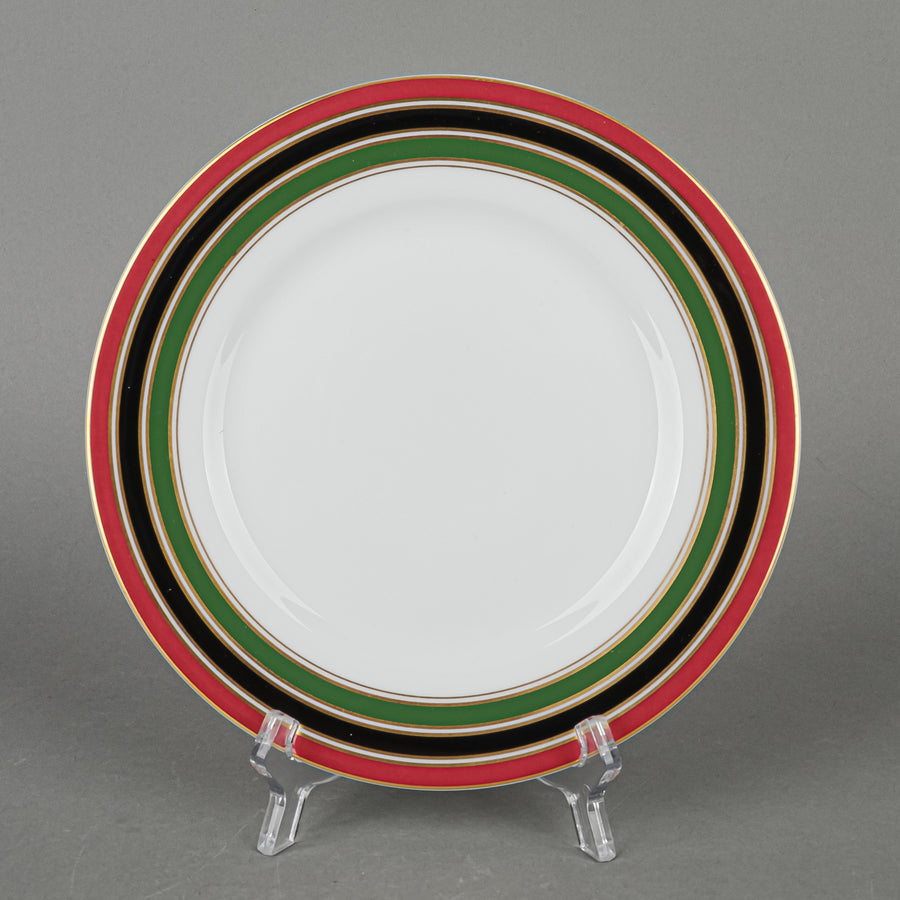 RAYNAUD LIMOGES Salad Plates Set Of 12 - Stripes