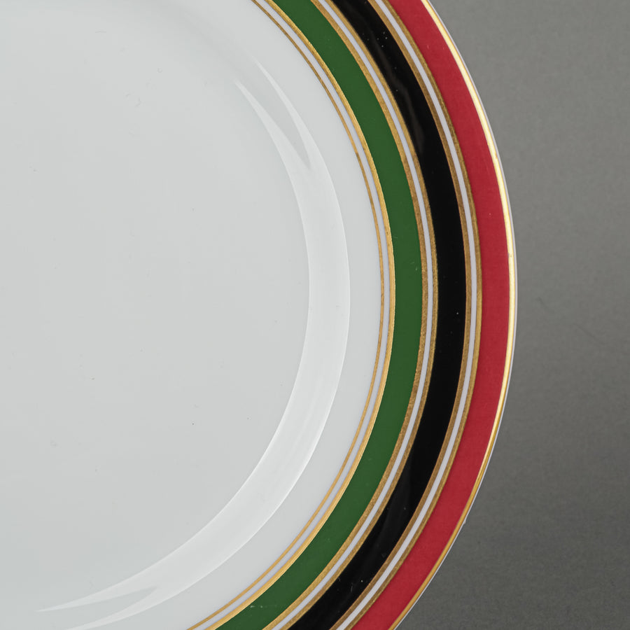 RAYNAUD LIMOGES Salad Plates Set Of 12 - Stripes