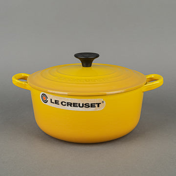 LE CREUSET Enamel Cast Iron Dutch Oven 20cm - Yellow