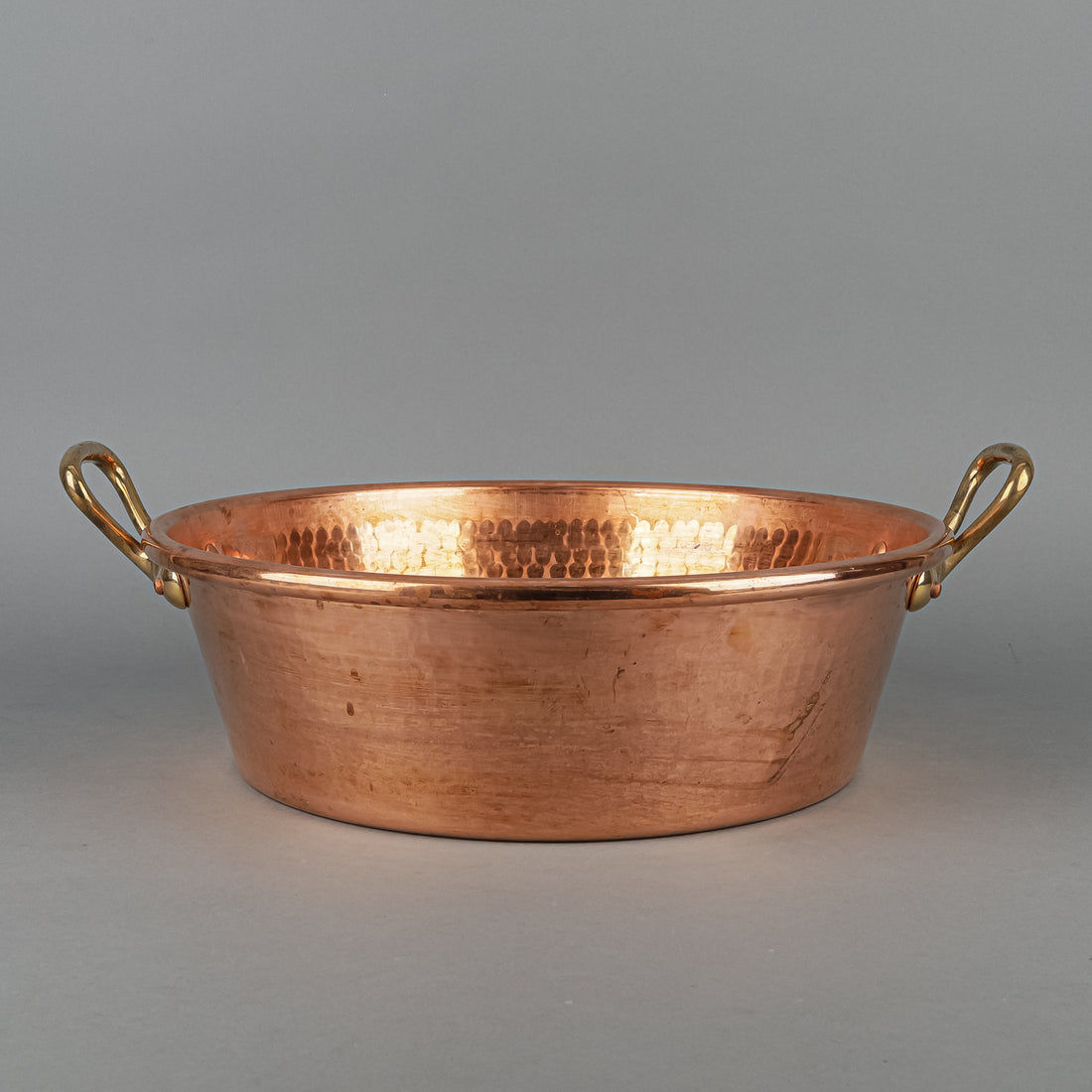 WILLIAM SONOMA Mauviel Hammered Copper Jam Pan
