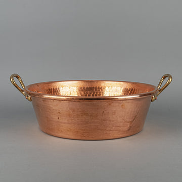 WILLIAM SONOMA Mauviel Hammered Copper Jam Pan