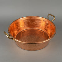 WILLIAM SONOMA Mauviel Hammered Copper Jam Pan