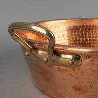 WILLIAM SONOMA Mauviel Hammered Copper Jam Pan