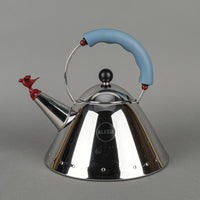 ALESSI Michael Graves Stainless Steel Whistling Kettle 9093 Blue