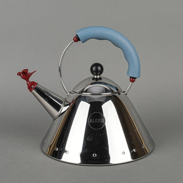 ALESSI Michael Graves Stainless Steel Whistling Kettle 9093 Blue