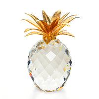 SWAROVSKI Pineapple Hammered Gold Leaves