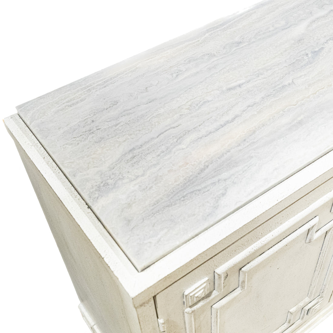 HOOKER Ivory Painted Buffet With Stone Top