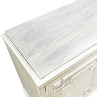 HOOKER Ivory Painted Buffet With Stone Top