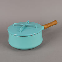 DANSK Kobenstyle Enamel Covered Saucepan - Turquoise