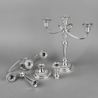 GORHAM Sterling Converitible Candelabras Set Of 2 - 8 Pieces