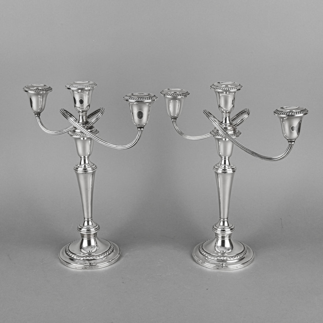 GORHAM Sterling Converitible Candelabras Set Of 2 - 8 Pieces