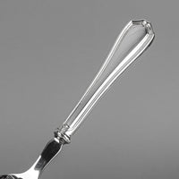 BIRKS Georgian Plain Sterling Handle And Silverplate Serving Spoon