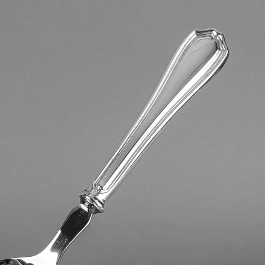 BIRKS Georgian Plain Sterling Handle And Silverplate Serving Spoon