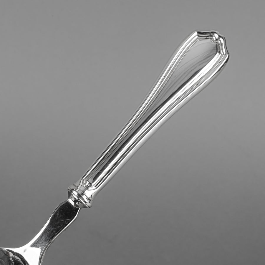 BIRKS Georgian Plain Sterling Handle And Silverplate Serving Spoon