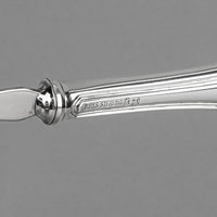 BIRKS Georgian Plain Sterling Handle And Silverplate Serving Spoon