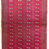 Hand Knotted Wool Turkman Persian Rug