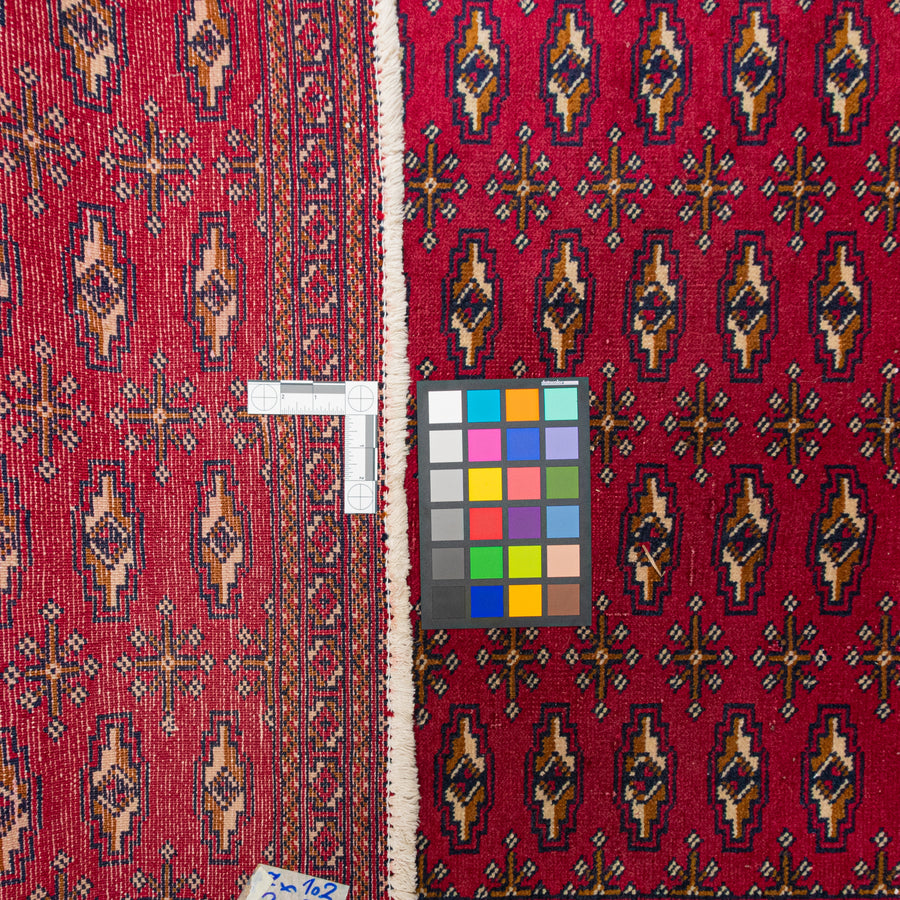 Hand Knotted Wool Turkman Persian Rug