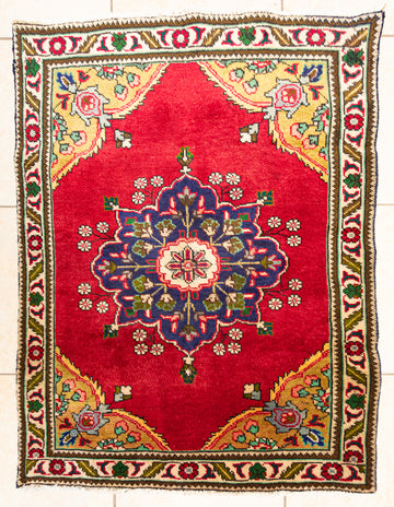 Hand Knotted Wool Tabriz Persian Rug
