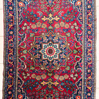 Hand Knotted Wool Mashad Persian Rug