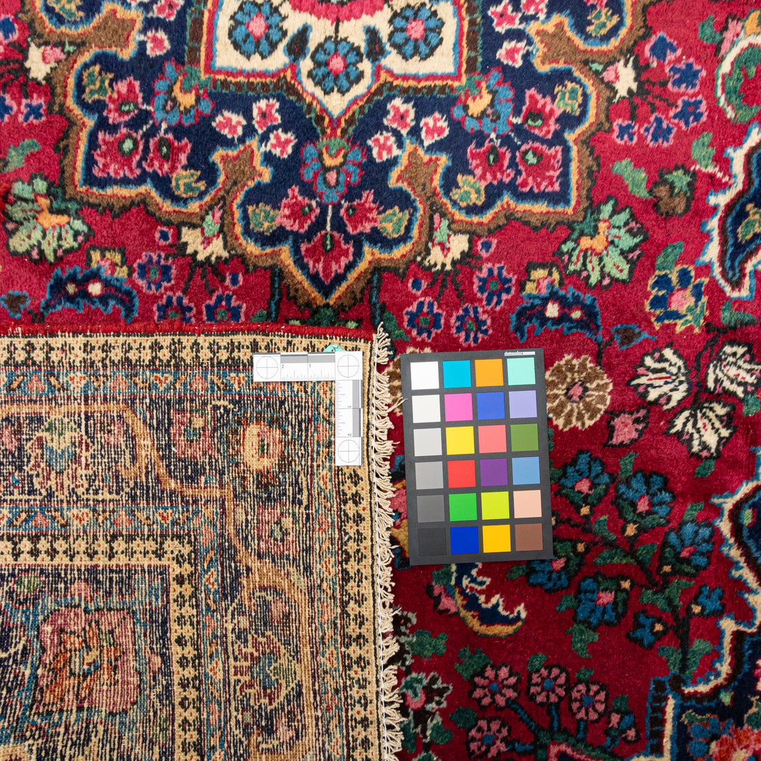 Hand Knotted Wool Mashad Persian Rug