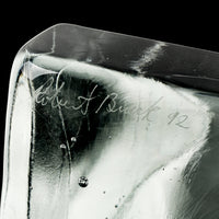 ROBERT BUICK Art Glass Sculpture - Clear
