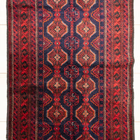 Hand Knotted Wool Baluch Persian Rug
