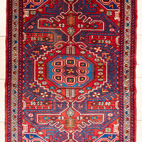 Hand Knotted Wool Mahabad Persian Rug