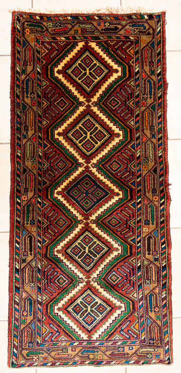 Hand Knotted Wool Isfahan Persian Rug