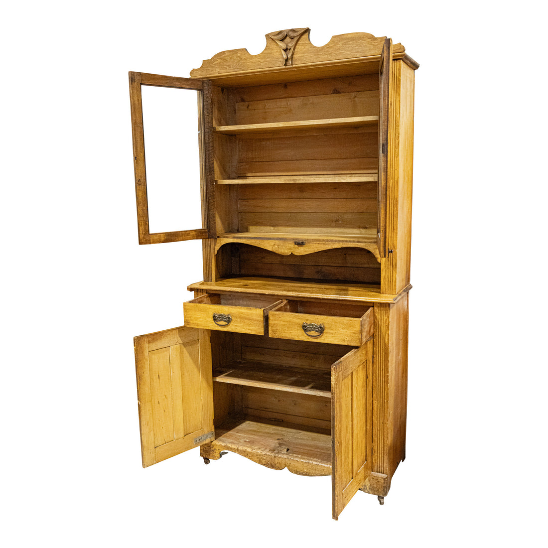 Vintage Pine Hutch