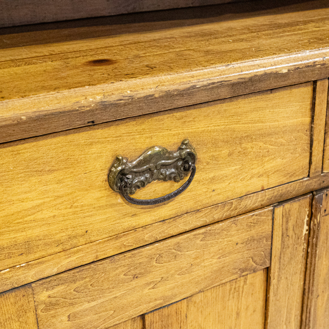 Vintage Pine Hutch