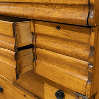 Vintage Pine Bonnet Chest