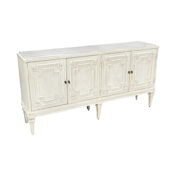 HOOKER Ivory Painted Buffet With Stone Top