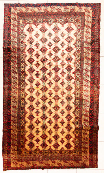 Hand Knotted Wool Baluch Persian Rug