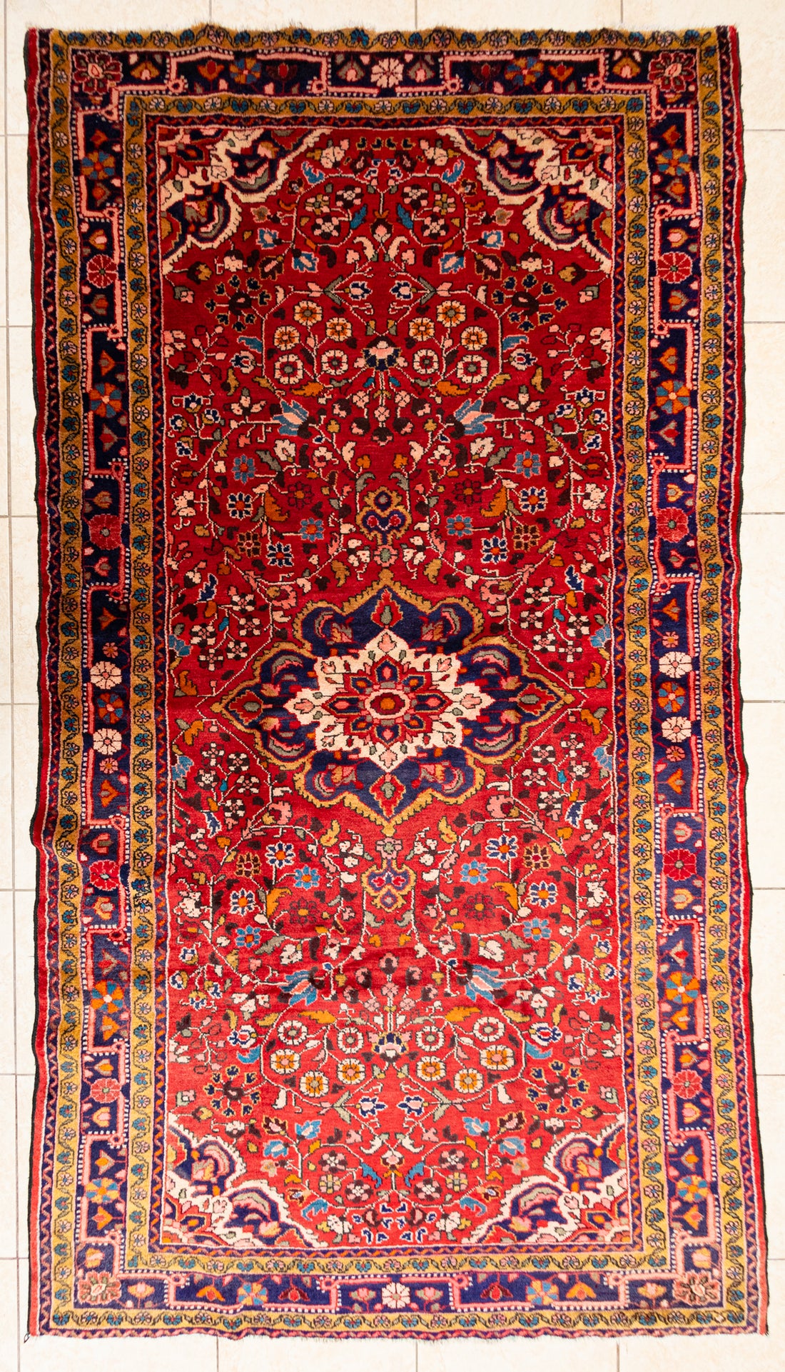 Hand Knotted  Wool Hamadan Persian Rug
