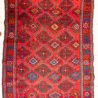 Hand Knotted Wool Baluch Persian Rug     117"x55"
