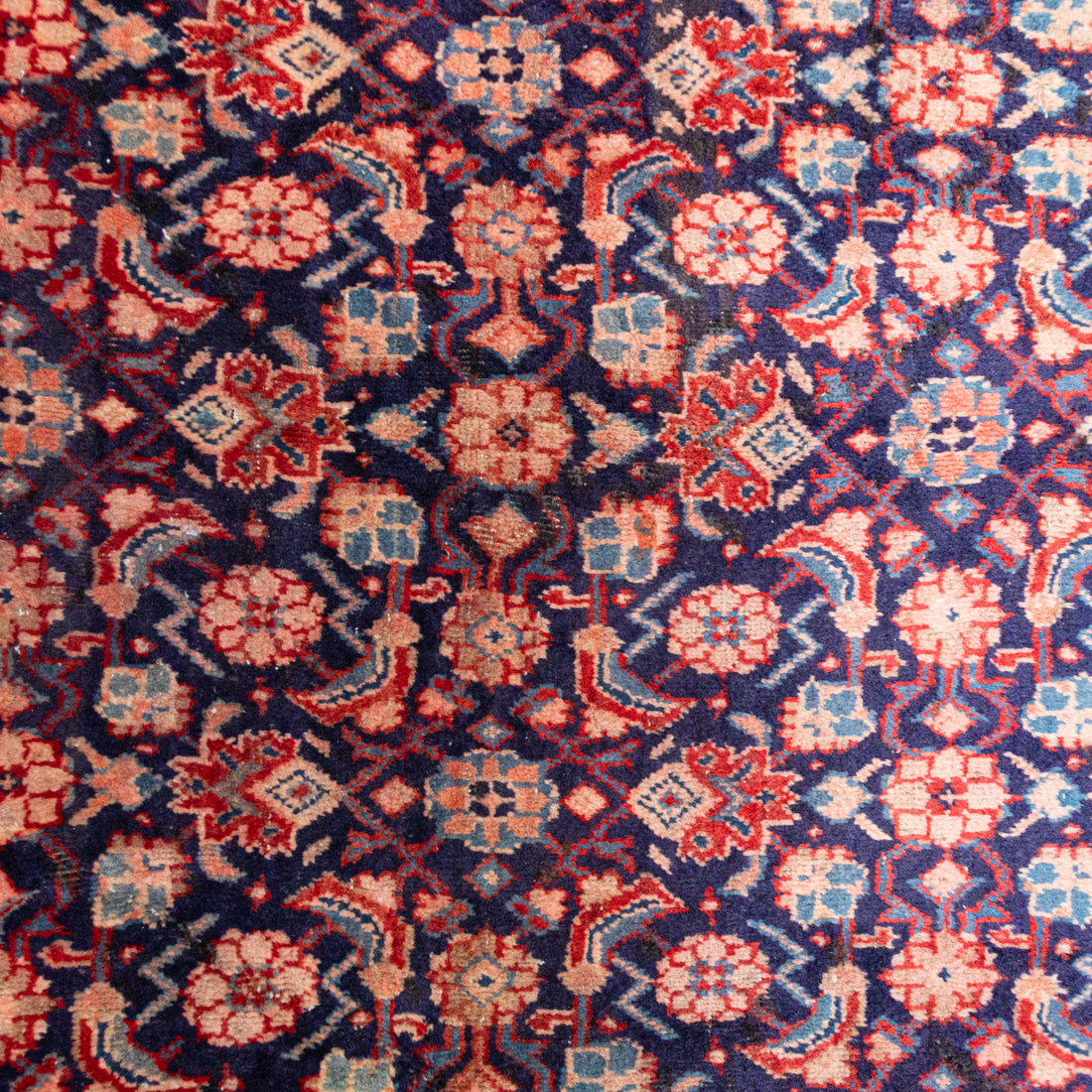 Hand Knotted Wool Hamadan Persian Rug          94"x58"