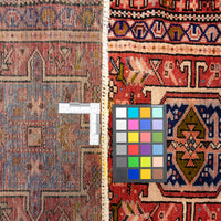 Hand Knotted Wool Karajeh Persian Runner      81"x30"