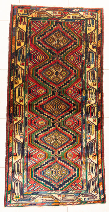 Hand Knotted Wool Isfahan Persian Rug