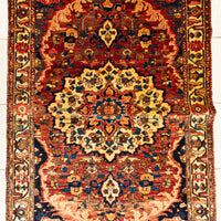 Hand Knotted Wool Bakhtiari Persian Rug