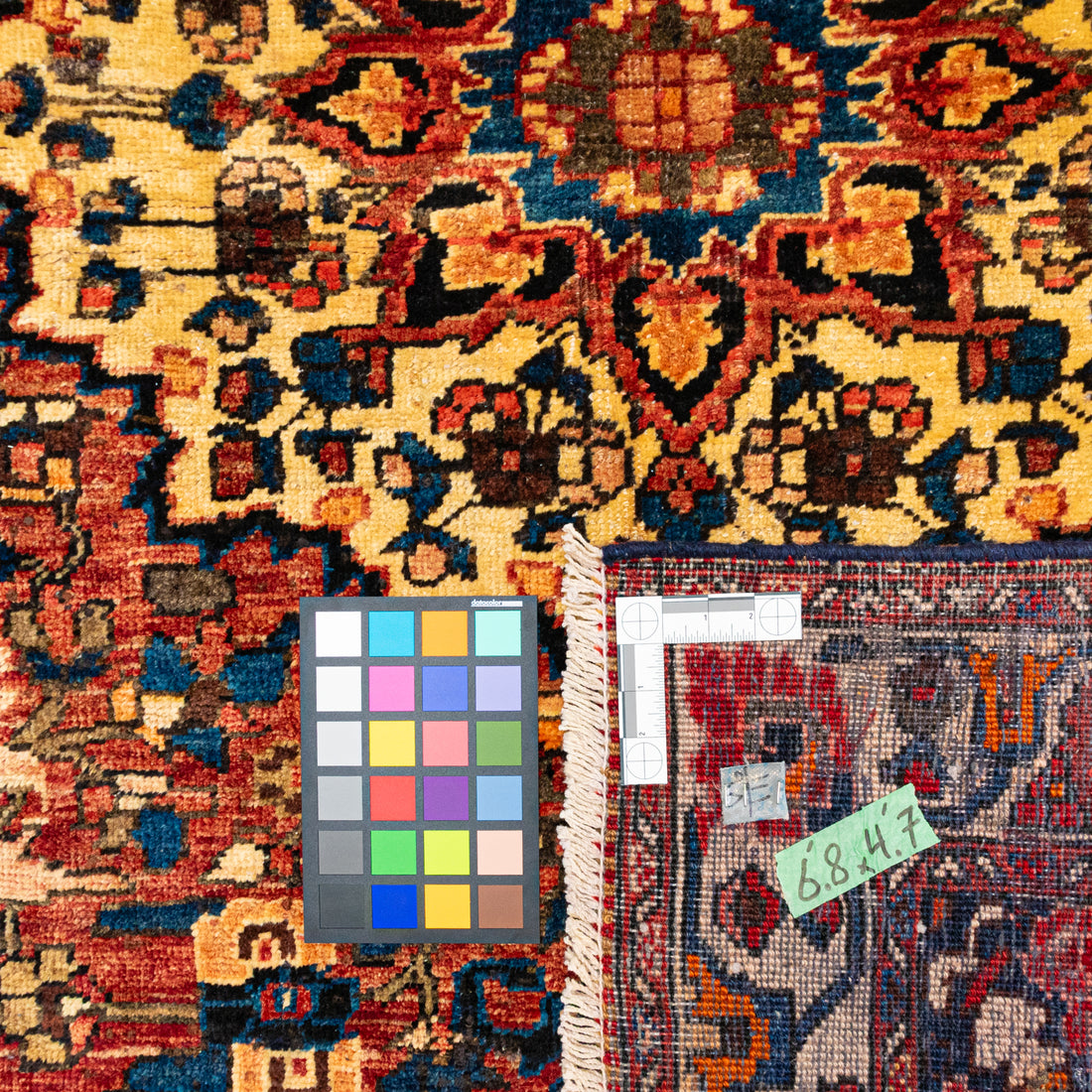 Hand Knotted Wool Bakhtiari Persian Rug