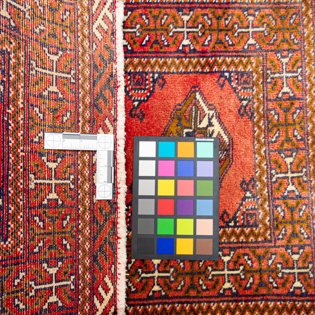 Hand Knotted Wool Mat/Rug 34"x23"