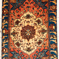Hand Knotted Wool Bakhtiari Persian Rug