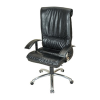 Black Leather Office Chair