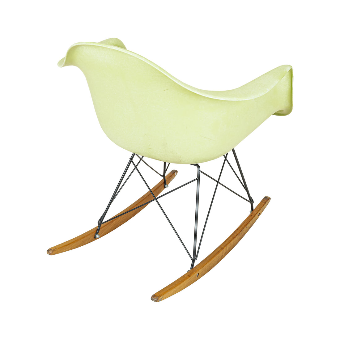 MODERNICA Case Study Arm Shell Rocking Chair Jadeite