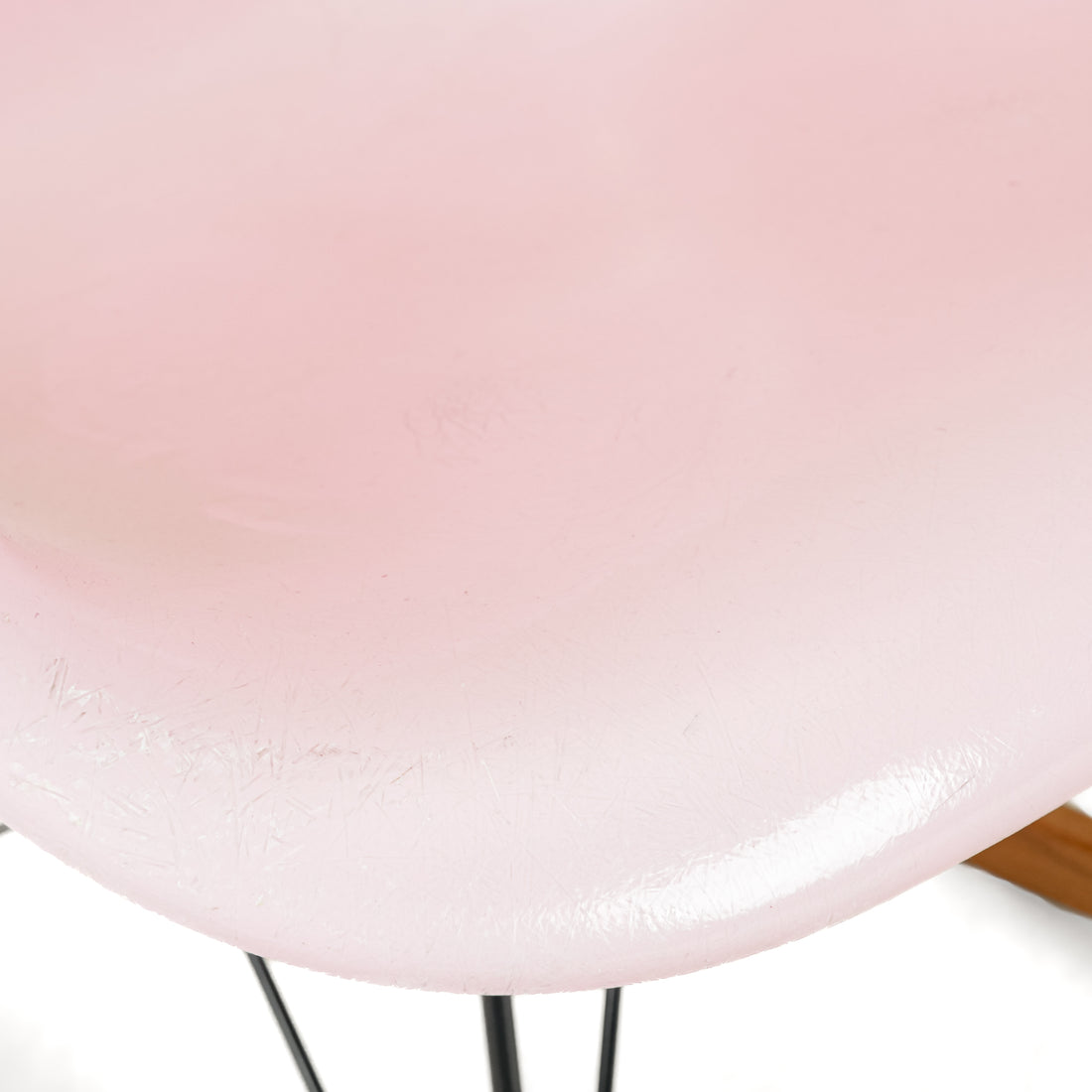 MODERNICA Case Study Arm Shell Rocking Chair Pink - Around The Block