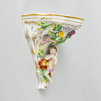 Carl Thieme DRESDEN Porcelain Figural Wall Shelf