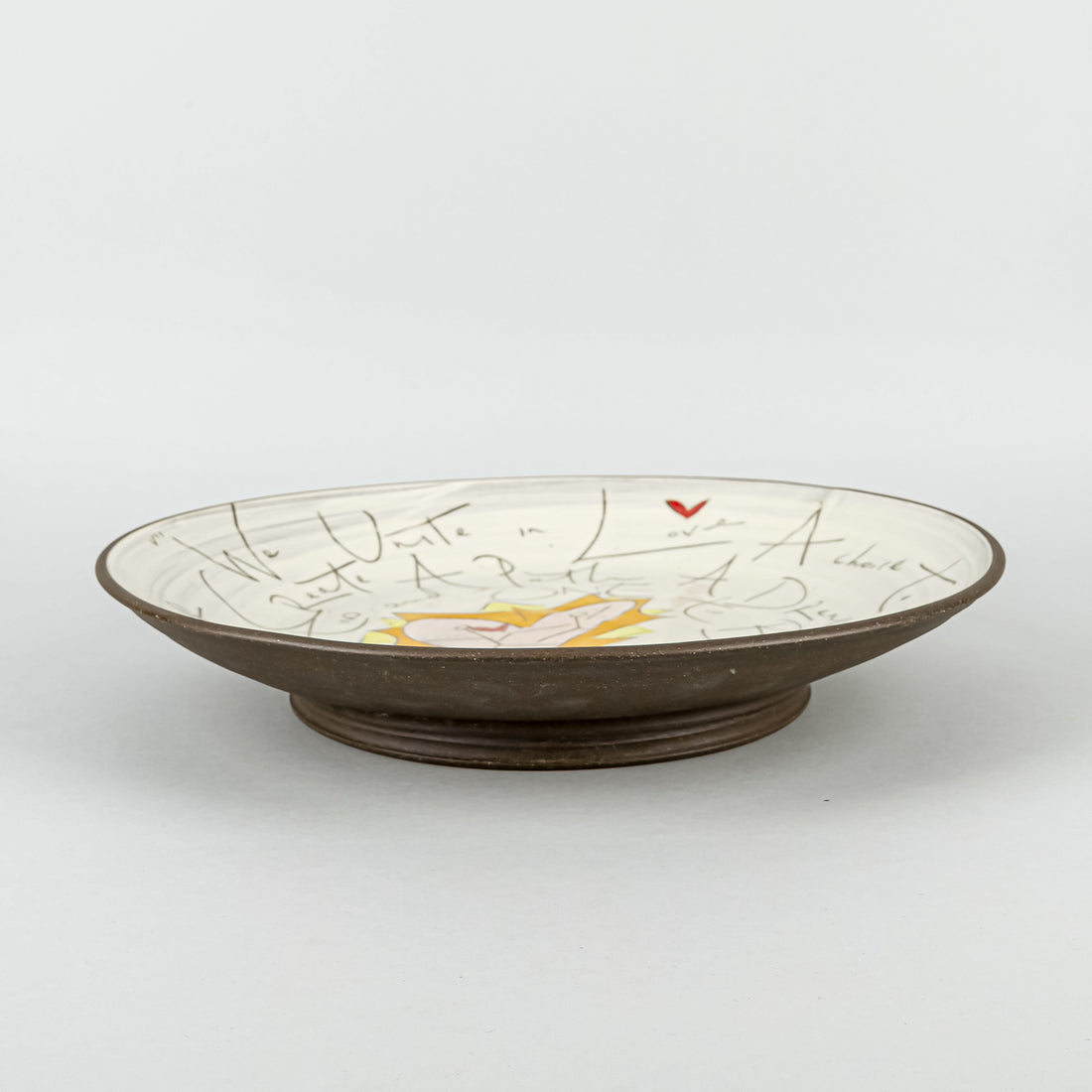ZPOTS VNOELLE Studio Art Pottery  Bliss Be Platter