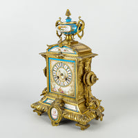 JAPY FRERES Antique Bronze Mantel Clock